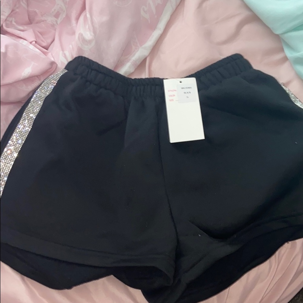 SUPER cute diamond shorts diamanté